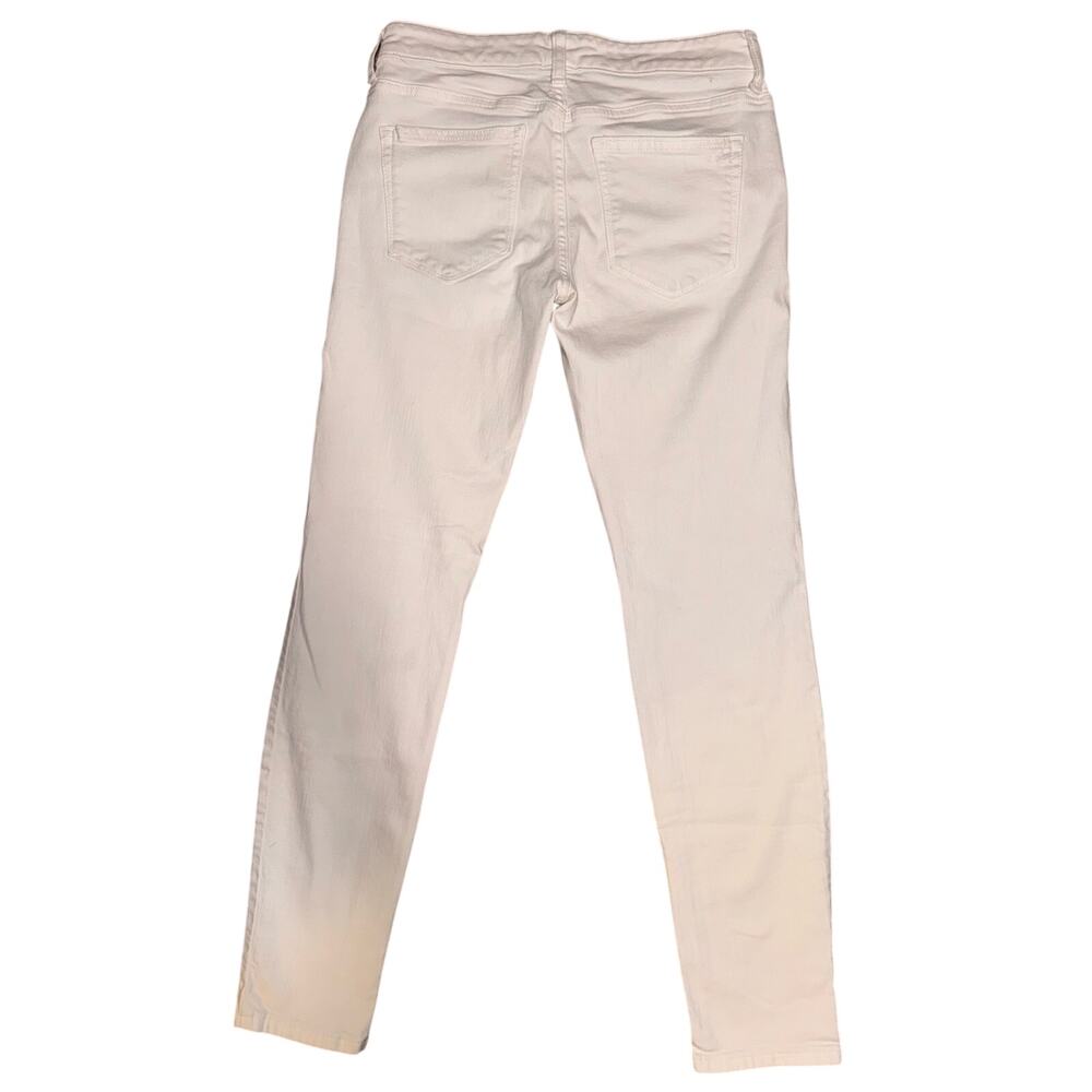 Vineyard Vines White Skinny Jeans Women’s Size 0 Stretch Mid Rise Ankle Denim - Picture 2 of 9